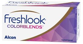 Freshlook Colorblends - Mėnesiniai spalvoti kontaktiniai lęšiai (-04.75, Sterling pilka, 2 vnt. pakuotė) | Iš Alcon brown