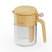 Compact Ball-Style Glass Spice Jars with Spoons – Moisture-Proof Seasoning Containers