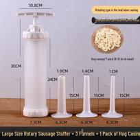 Manual Household Sausage Stuffer white