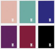 Sąsiuvinis A4 Interdruk, 96 lapai, langeliais One color collection įvairių motyvų