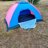 Fully Automatic Quick Opening Camping Tent Outdoor Supplies Camping Wilderness Park Sun Protection and Rain Protection Tent Double blue