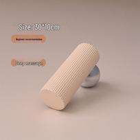 Beginner Solid EVA Foam Roller gray