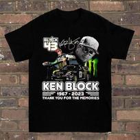 43 Forever Ken Block 19672023 Thank You For The Memories T-Shirt Unisex T-Shirt XL gray