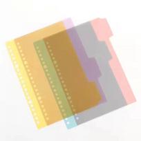 Thick Frosted B5 Binder with Metal Clip - Large Capacity & Detachable Shell for A5 Loose-Leaf Paper beige