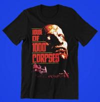 House of 1000 Corpses Horror Movie T-Shirt L brown
