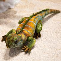 Naujas modeliavimo driežas pliušinis žaislas kimštas tropinis roplys gyvūnas iguanos minkštos lėlės realistiškas pliušinis žaislas zoologijos sodo dovanos gimtadienio dovanos 50cm žalia