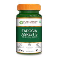 Pure Nutrition Fadogia Agrestis (1006mg), 60 Veg Capsules | With Tongkat Ali & Boron | Supports Energy, Vitality & Performance