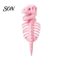 Šviečiantis skeletas šuo kostiumas, naminio gyvūnėlio dinozauras kostiumas, minkštas pliušinis T-Rex Helovinas, realistiškas kaulų kostiumas, juokingi cosplay drabužiai katėms M pilka