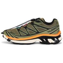 SALOMON XT 6 Fabric Low top Running Shoes Unisex Moss Green L47582500 44⅔ black