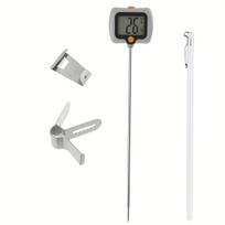 Confectionery/Sugar/Candy Thermometer Food Cooking Kitchen Digital BBQ Thermometer Meat Cake Milk Thermometer Tool gray