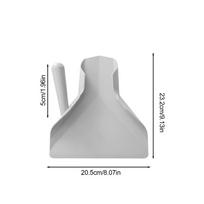 French Fries Shovel Food Shovel Portable French Fry Bagger Scoop Food Grade Household Non Slip French Fries Kitchen Utensils white