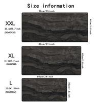 Wood Grain Textures Mouse Pad Gamer Large HD Computer Home Desk Mats MousePads Mouse Mat Carpet Laptop Soft Anti-slip Table Mat 30cmx60cm(11.8x23.6inch) black