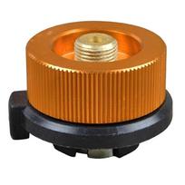 Outdoor Camping Fuels Canister Adaptor Camping Hiking Stove Butanes Gas Adapter Convert Connectors with Extension Tube orange