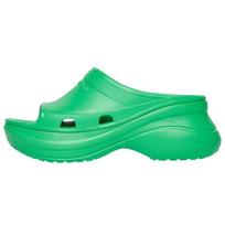 Balenciaga X Crocs Pool Slide Sandals Green Women's 677389W1S8E3033 38 green