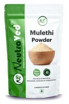 NeutraVed Mulethi Powder 100g | Natural Licorice Root Powder for Eating, Throat Comfort, Skin & Hair Care | Yashtimadhu for Multiple Uses | 100%