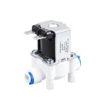Plastic Water Solenoid for Valve 220V 1/4  Thread Normally Closed Water Inlet Flow Switch Quick Connect Inlet for Valve 1