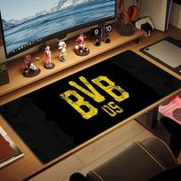 BVB Network Lace Solid Color Mouse Pad Large Gaming Table Cushion Non-slip Laptop Tablet Big Mousepad XXL Mat Mini PC Playmat With Lock edge 30cmx60cm(11.8x23.6inch) brown