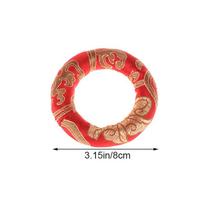 8/10/12Cm Red Silk Cushion Pillow Buddha Sound Bowl Pad For Tibetan Singing Bowl In Nepal Bowl Cushion Buddhism Products 8CM red