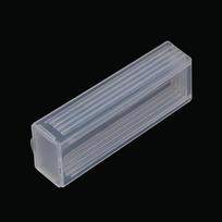 Plastikinio mikroskopo stiklelio laikiklio laikymo dėžutė Microslide Pp talpina 5 dozatoriaus dėžutes gray