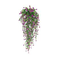 1/2 vnt. Kabantis dirbtinių gėlių vijoklis Atsparus UV spinduliams Netikri svyrantys floraliniai augalai Plastikinis gebenė Namų Vestuvių Vidaus Lauko Sodo Kiemo Dekoracija Nuotrauka 1pc gray