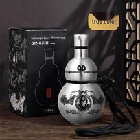 Black Myth Wukong Stainless Steel Gourd Thermos and Wine Bottle 500ml [25 per box] black