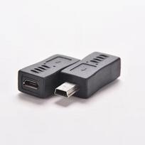 Micro USB Male to Mini USB Female Adapter Connector Converter Adaptor for Mobile Phones MP3 1pc Mini USB Male