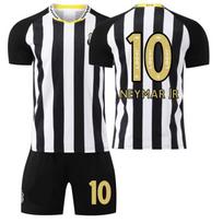 26 Santos išvykos marškinėliai Neymaras Nr. 10 Brazilijos lygos marškinėlių Vaikų suaugusiųjų futbolo kostiumas 16 black