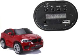 Radio Panel skirtas vaikiškas elektromobilis BMW X6M - uniwersalny