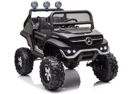 Elektrinis važiuojantis Mercedes Unimog S juodas - uniwersalny