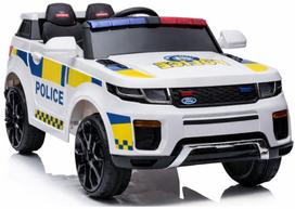 Elektrinis važiuojantis automobilis BBH-021 Policijos Baltas - uniwersalny