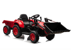 Įkraunamas traktorius su kaušu BW-X002A Raudonas - uniwersalny