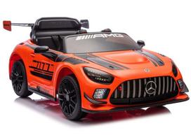 Battery-powered automobilis Mercedes AMG GT3 oranžinis - uniwersalny