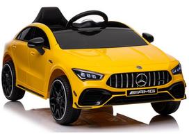 Akumuliatorinis automobilis Mercedes CLA 45s AMG Geltonas 4x4 - uniwersalny