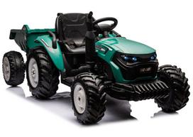 HC-306 Akumuliatorinis Traktorius Su Priekaba Tamsiai Žalia 24V - uniwersalny