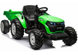 HC-306 Akumuliatorinis Traktorius Su Priekaba Šviesiai Žalia 24V - uniwersalny