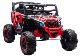 M2 Raudonas akumuliatorinis automobilis 4x4 - uniwersalny