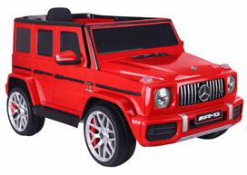 S306-1 raudonas akumuliatorinis automobilis Mercedes G63 - uniwersalny