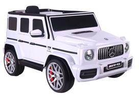 Akumuliatorinis automobilis S306-1 baltas Mercedes G63 - uniwersalny