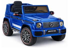 Mercedes AMG G 63 Mėlyna Dažyta Elektrinė Važiuojamoji Mašina - uniwersalny