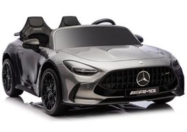 Mercedes GT63 AMG DK-GT63 24V LCD vaikiškas elektromobilis, pilkas - uniwersalny