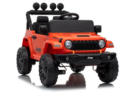 Jeep Rubicon DK-JWR558 24V Oranžinis elektrinis vaikiškas automobilis - uniwersalny