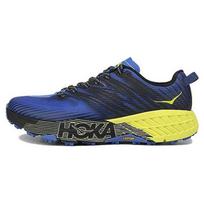 Hoka One One Speedgoat 4 Lightweight Comfortable Shock Absorption Slip Resistant Durable Low Top Training Running Shoes Men sneaker 1106528-BIEP 41 yellow
