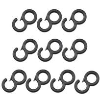 10pcs Light Hook, Multifunctional Tent Canopy Hook, Outdoor Camping Equipment Accessories, Practical Hook, Tent Hook 1 black