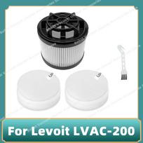 Compatible For Levoit LVAC-200 Vacuum Cleaner Pre-Motor Filter Post-Motor Filter Accessories Replacement Parts white