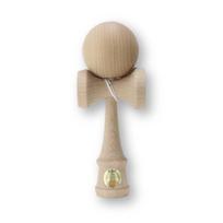 Yamagata Kobo Ozora Solid Color Certified by the Japan Kendama for Competition Use Kendama, Association, (Wood) beige
