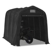 Universali motociklo palapinė-garažas Motoguard 1,6x2,5x1,95 m PE 260g juodo cinkuoto plieno konstrukcija juoda