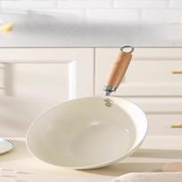Zhishi Japanese Style Ceramic Non-stick Frying Pan white