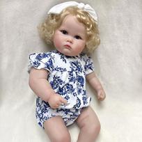 65cm Reborn Baby Doll Realistic Baby with Soft and Stretchable Features Doll Toy gray