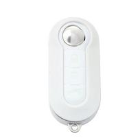 Cocolockey 3 Buttons Flip Remote Key Shell for FIAT 500 Bravo Croma Doblo Ducato Fiorino Linea Panda Grande Punto Scudo all white white