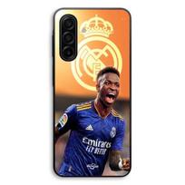 Case For Samsung Galaxy A56 Vini JR Wallpaper Real Madrid Blue and Yellow Maniacase juoda